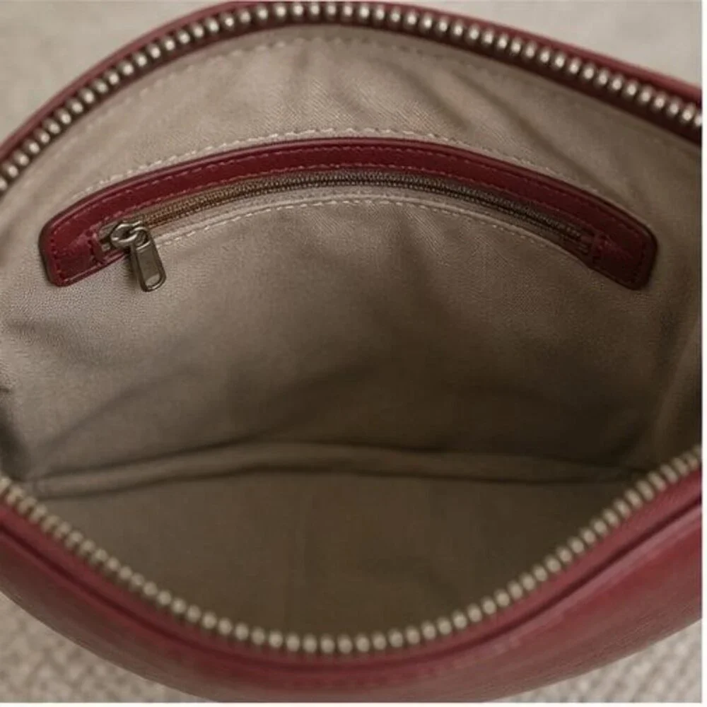 Espresso Suede Crossbody Bag